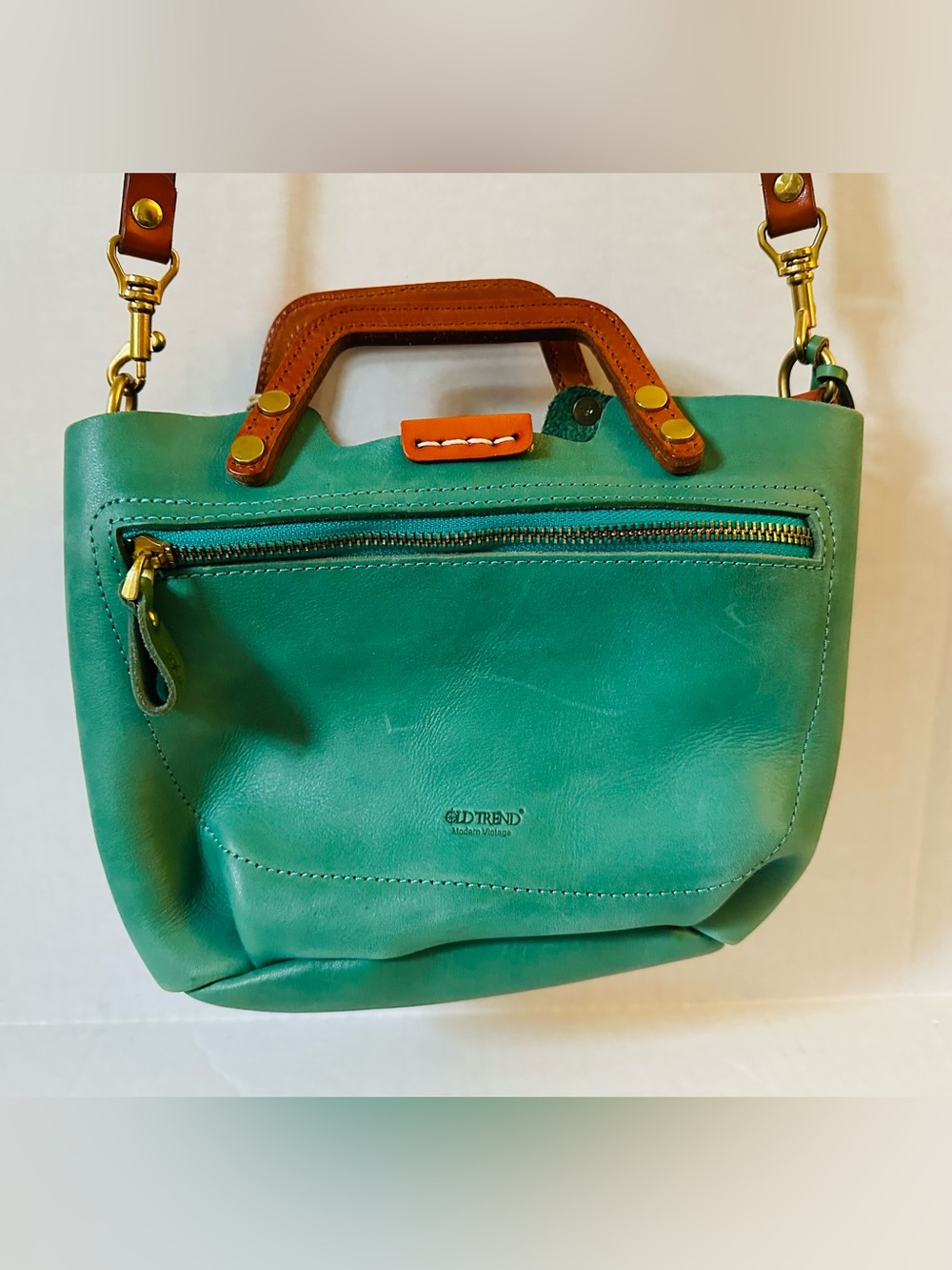 NWT 🌟 Old Trend (Modern Vintage) SPROUT LAND MINI TOTE (Aqua) - Picture 6 of 14